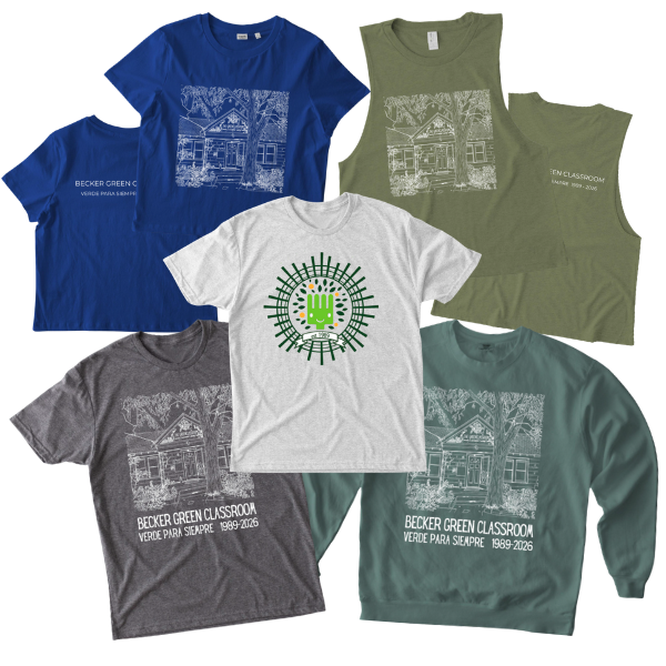 Our final Shirt Design for the Becker Green Classrom!